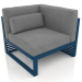 3d model Modular sofa, section 6 right, high back (Grey blue) - preview