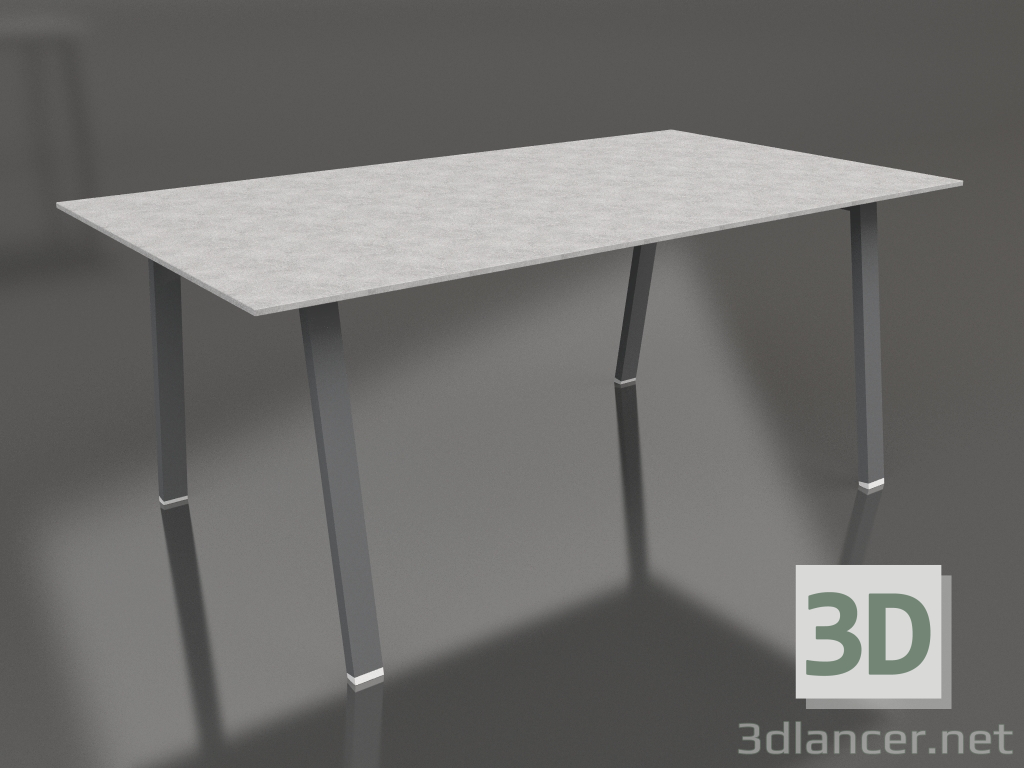 3d model Mesa de comedor 180 (Antracita, DEKTON) - vista previa