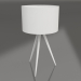 modèle 3D Lampe de table Trépied (Blanc) - preview