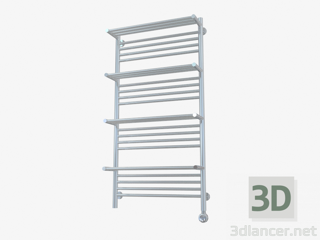 3d model Bohema Radiator +4 shelves (1200x600) - preview