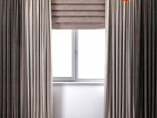 Cortinas con cortina romana (v-ray + corona)