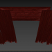 3d Curtains with Roman curtain (V-ray + Corona) model buy - render