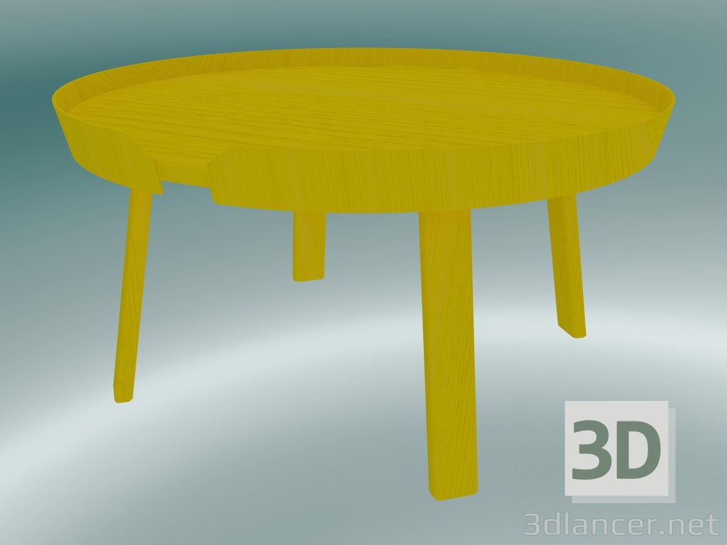 3d модель Столик кавовий Around (Large, Yellow) – превью