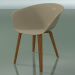 modèle 3D Fauteuil 4203 (4 pieds en bois, effet teck, PP0004) - preview