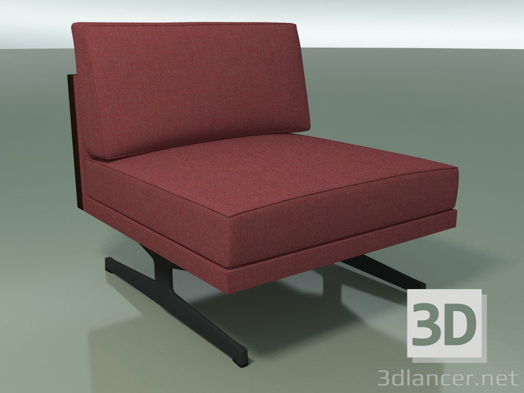 3d model Central module 5212 (H-legs, Wenge) - preview