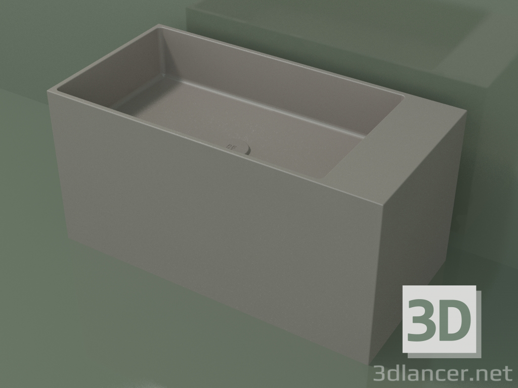 3d model Lavabo sobre encimera (01UN42102, Clay C37, L 72, P 36, H 36 cm) - vista previa