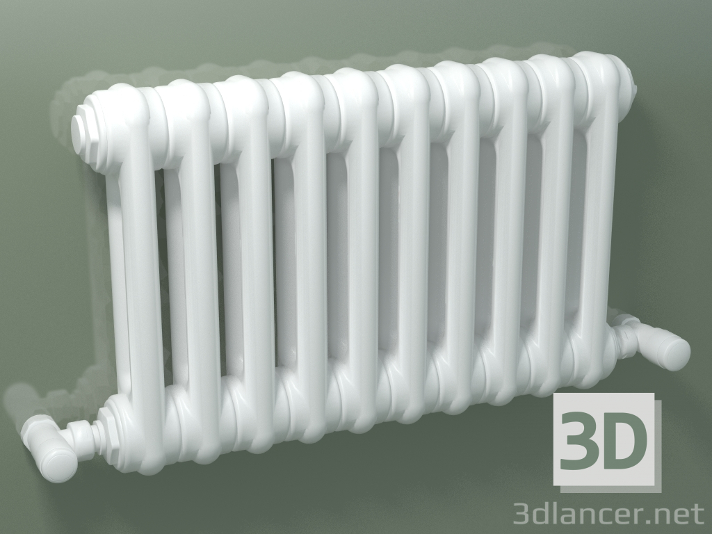 Modelo 3d Radiador tubular PILON (S4H 2 H302 10EL, branco) - preview