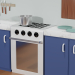 3d low poly kitchen model buy - render