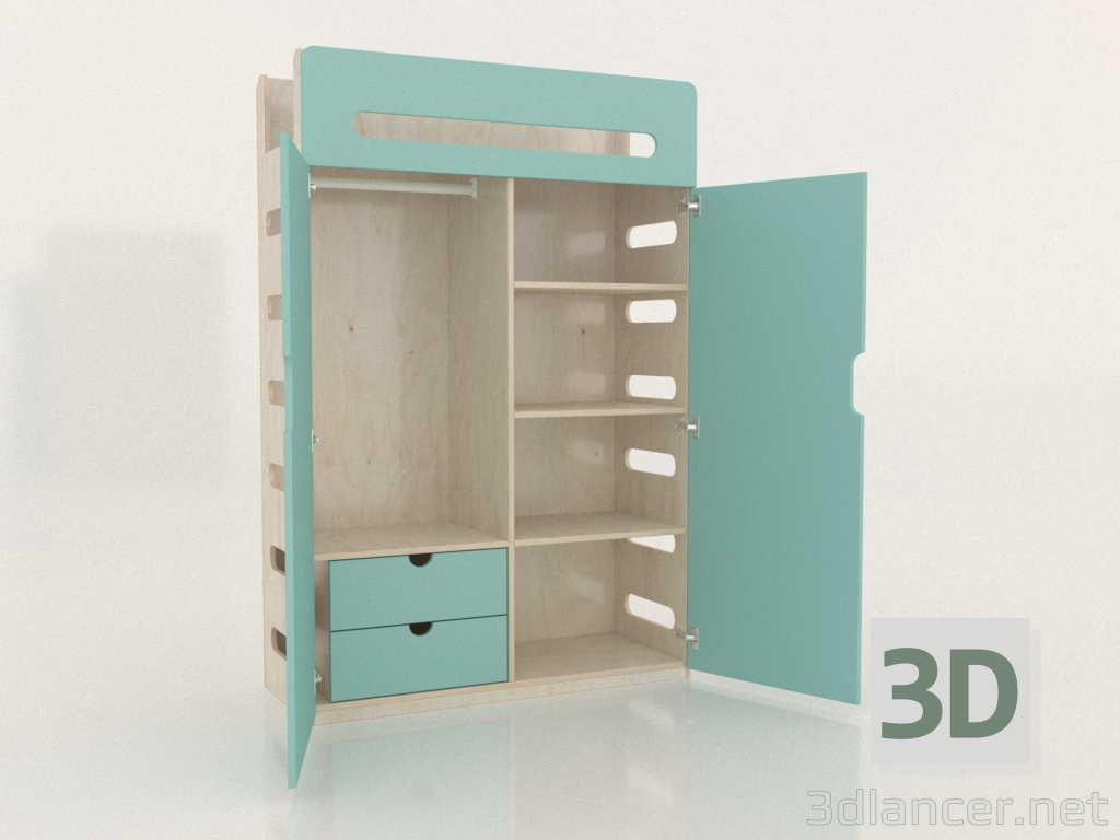 3d model Wardrobe open MOVE WC (WTMWC2) - preview