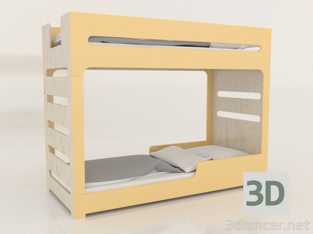 modello 3D Letto a castello MODE F (USDFA2) - anteprima