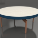 3D Modell Runder Couchtisch Ø90x36 (Graublau, DEKTON Danae) - Vorschau