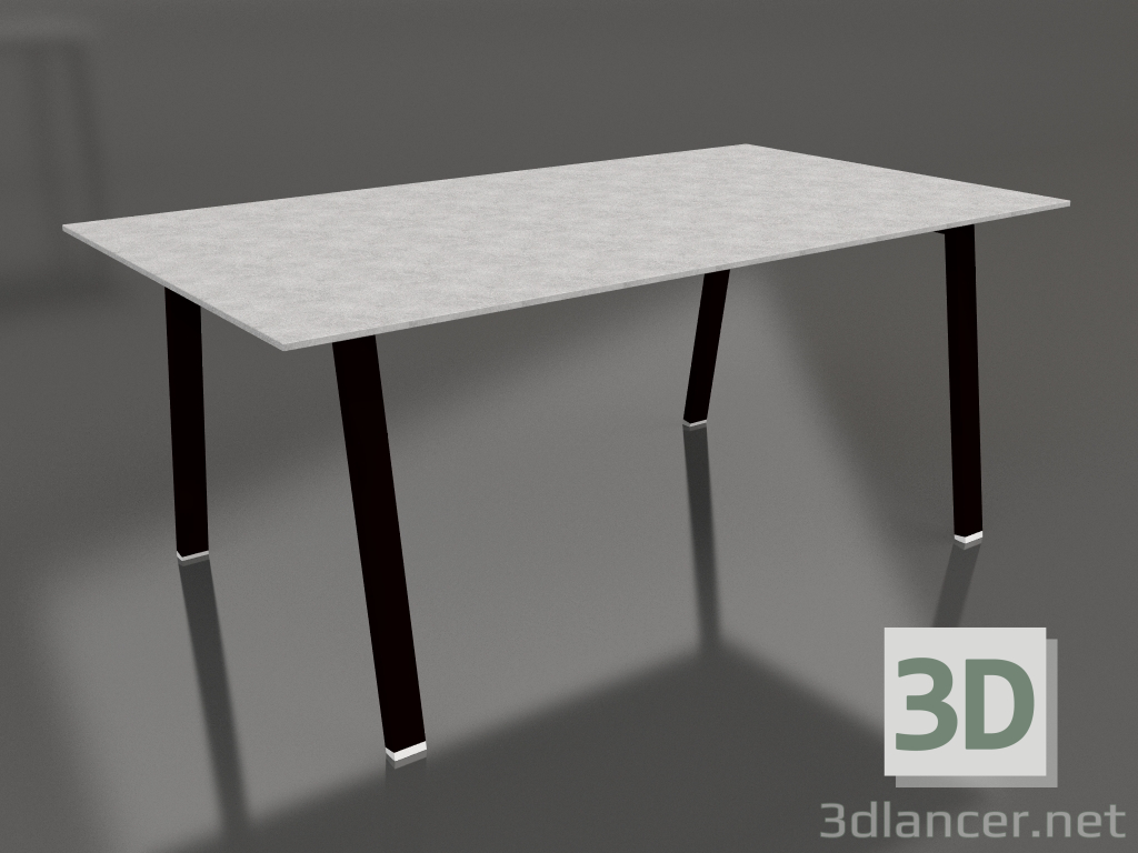 modello 3D Tavolo da pranzo 180 (Nero, DEKTON) - anteprima