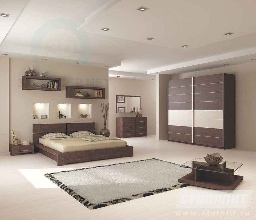 3d model Bedroom Daria - preview