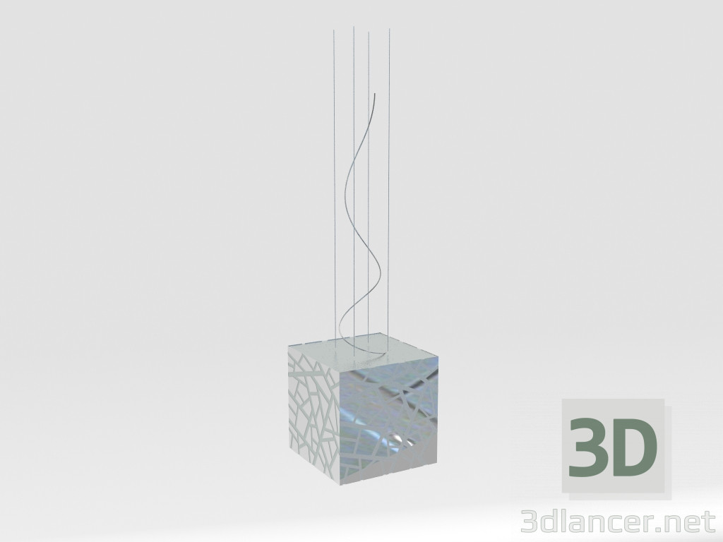 Modelo 3d Cubo de lâmpada Md 8028-5b - preview