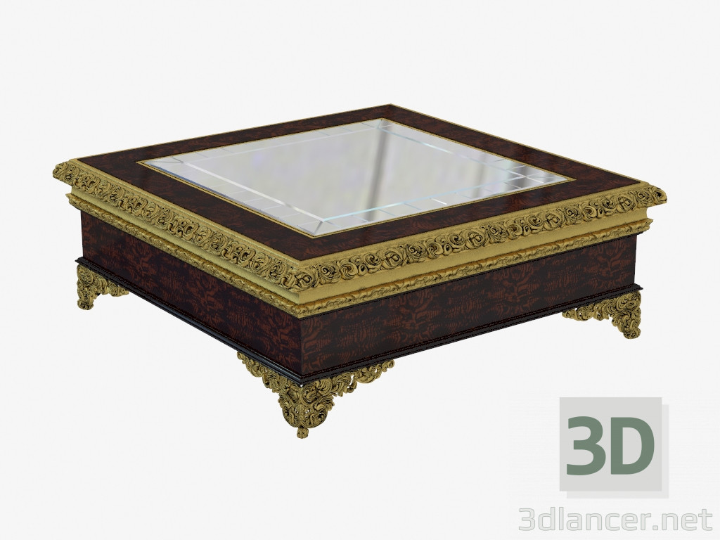 modèle 3D Table basse en style classique 428 - preview