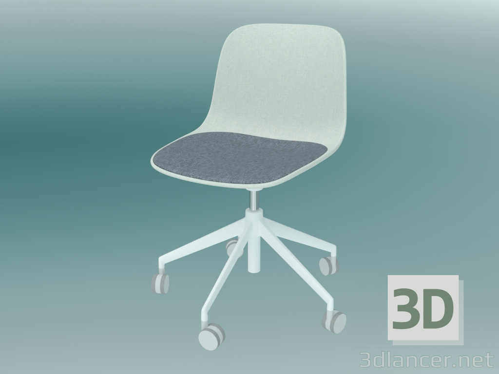 3d model Silla con ruedas SEELA (S340 con acolchado) - vista previa