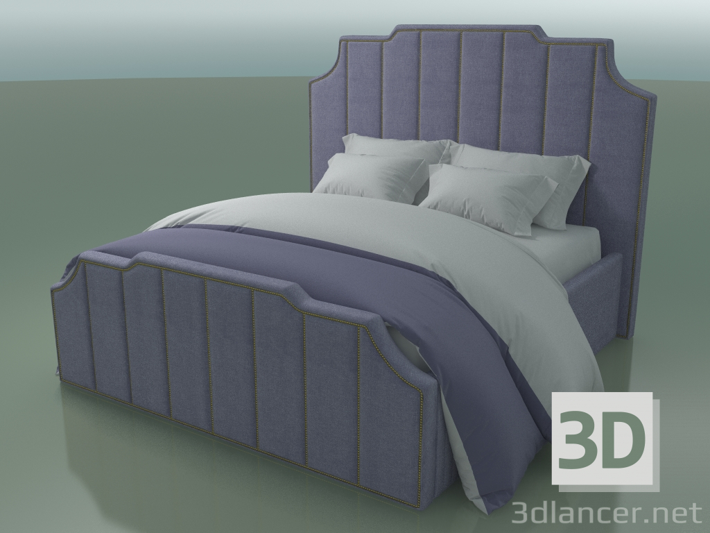 modello 3D Letto matrimoniale (2140) - anteprima