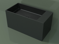 Lavabo da appoggio (01UN42102, Deep Nocturne C38, L 72, P 36, H 36 cm)