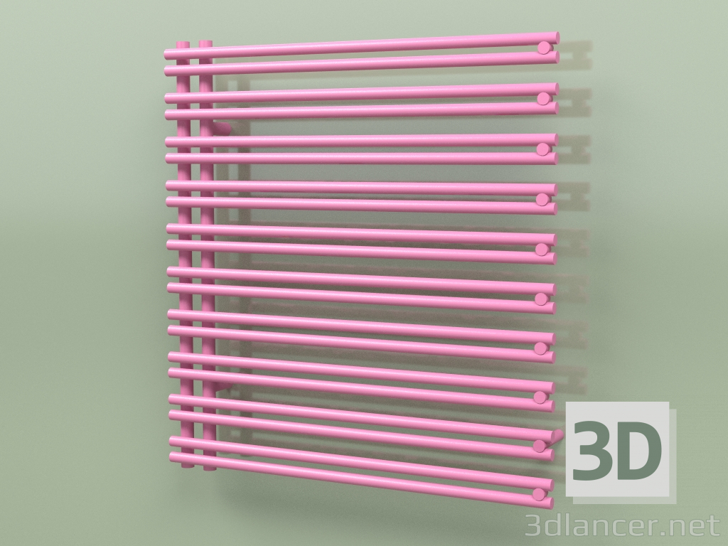 3d model Heated towel rail - Ratea (800 x 750, RAL - 4003) - preview