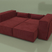 3D Modell Sofa Vento (VK 2L35 164, aufgeklappt) - Vorschau