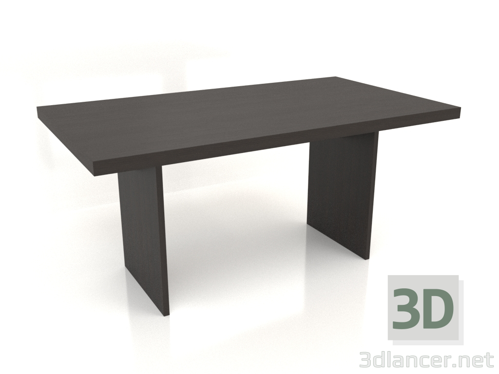 3d model Mesa de comedor DT 13 (1600x900x750, madera marrón oscuro) - vista previa