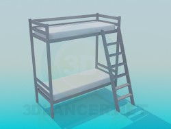 Bunk bed with ladder