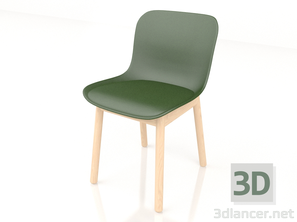 modello 3D Sedia Baltic 2 Classic BLK4P14 - anteprima