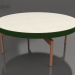 3d model Round coffee table Ø90x36 (Bottle green, DEKTON Danae) - preview