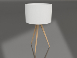 Lampe de table Tripod (Bois Blanc)