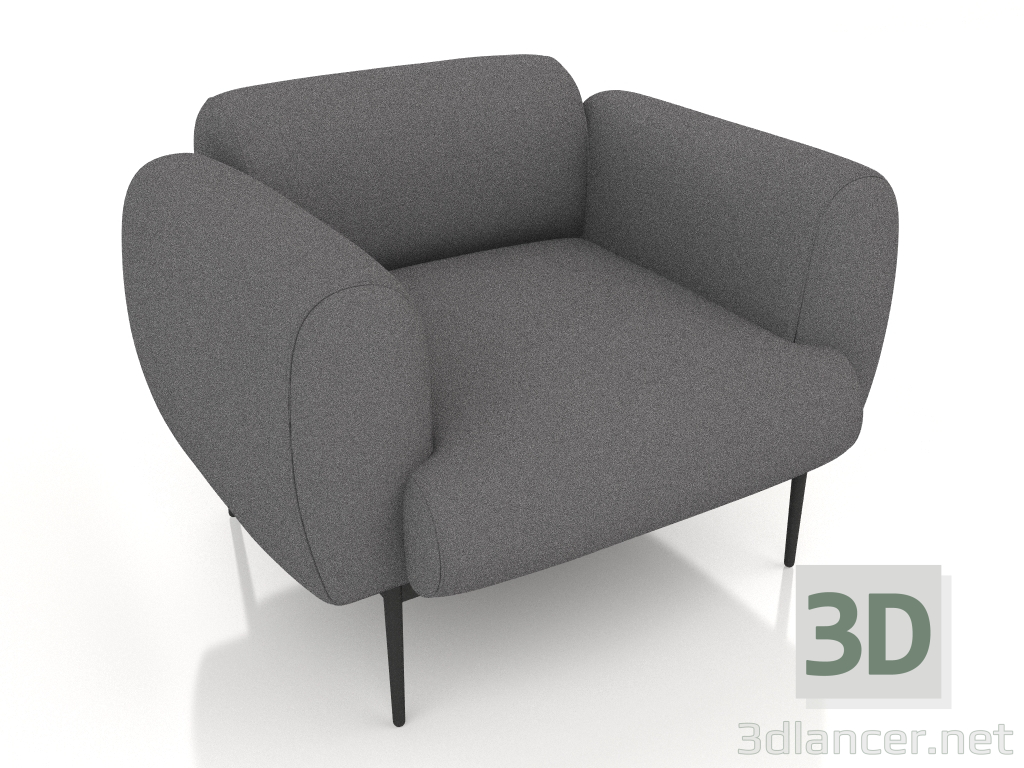 modèle 3D Fauteuil nuage (Galioano 03) - preview