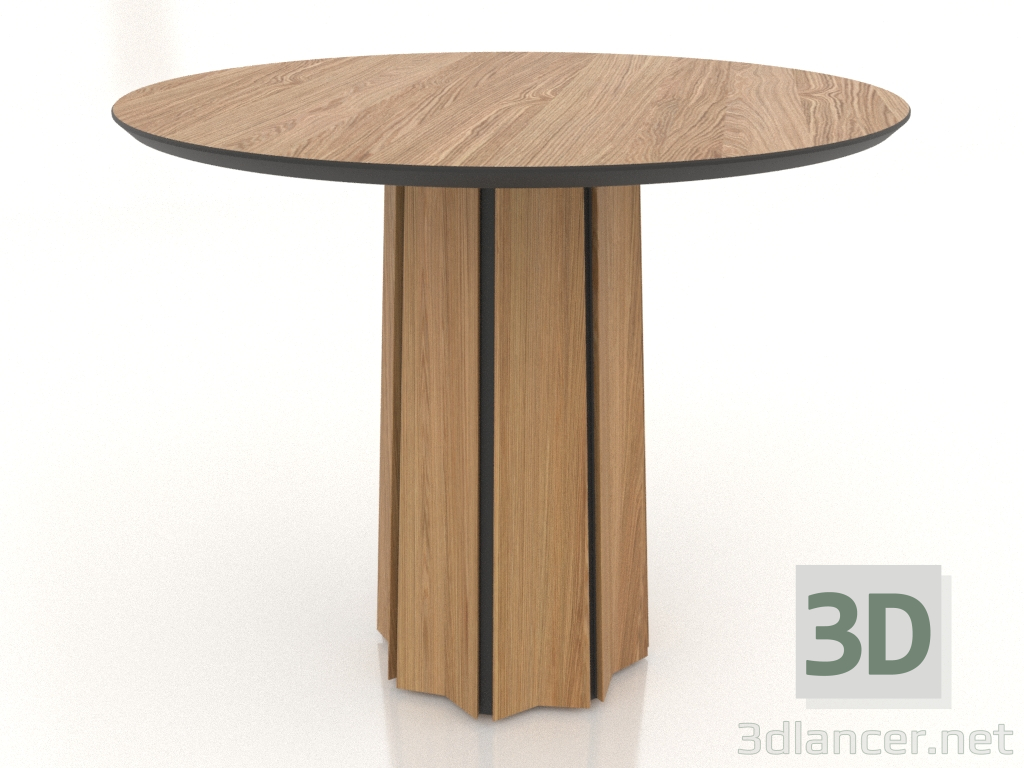 Modelo 3d Mesa de jantar Ø 900 mm (carvalho natural) - preview