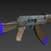 3D eski AK-47 modeli satın - render