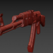 modèle 3D de ancien AK-47 acheter - rendu