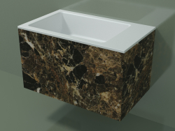 Lavabo sospeso (02R132102, Emperador M06, L 60, P 36, H 36 cm)