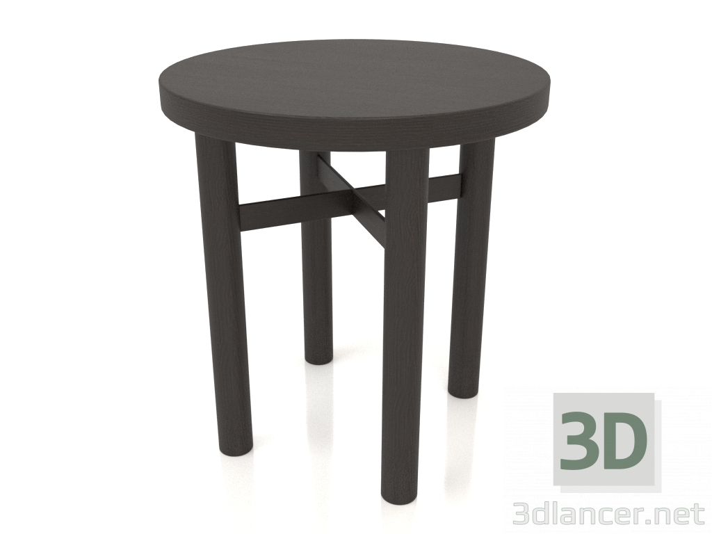 modèle 3D Tabouret (extrémité droite) JT 032 (D=400x430, bois brun foncé) - preview