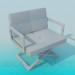 3d model Sillón ancho - vista previa