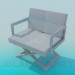 3d model Sillón ancho - vista previa