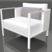 3d model Armchair (White) - preview