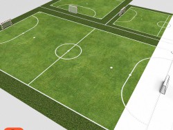 Mini soccer field