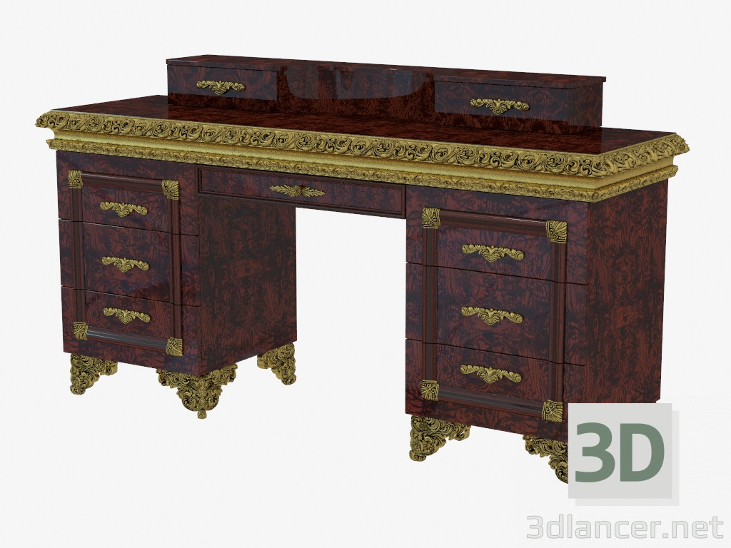 modèle 3D Table de toilette de style classique 480 - preview