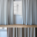 3d Curtains with Roman curtain and Telle set 02 модель купить - ракурс