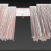 3d Curtains with Roman curtain and Telle set 02 модель купить - ракурс