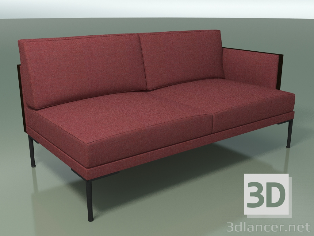 3d model End module 5229 (left armrest, Wenge) - preview