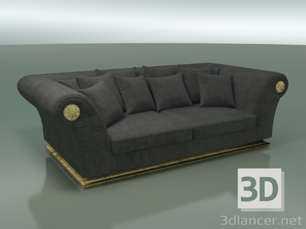 modello 3D Divano letto matrimoniale - anteprima