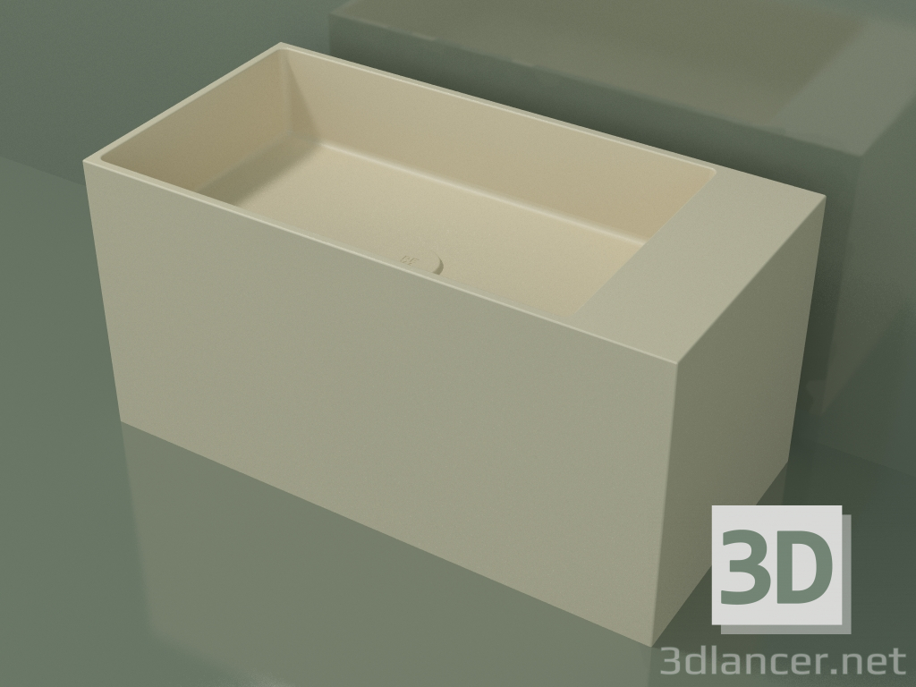 3D modeli Tezgah üstü lavabo (01UN42102, Bone C39, L 72, P 36, H 36 cm) - önizleme