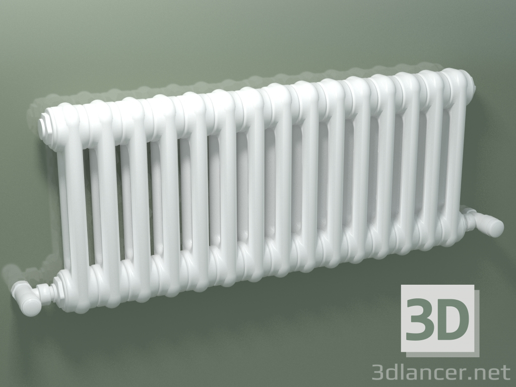 Modelo 3d Radiador tubular PILON (S4H 2 H302 15EL, branco) - preview