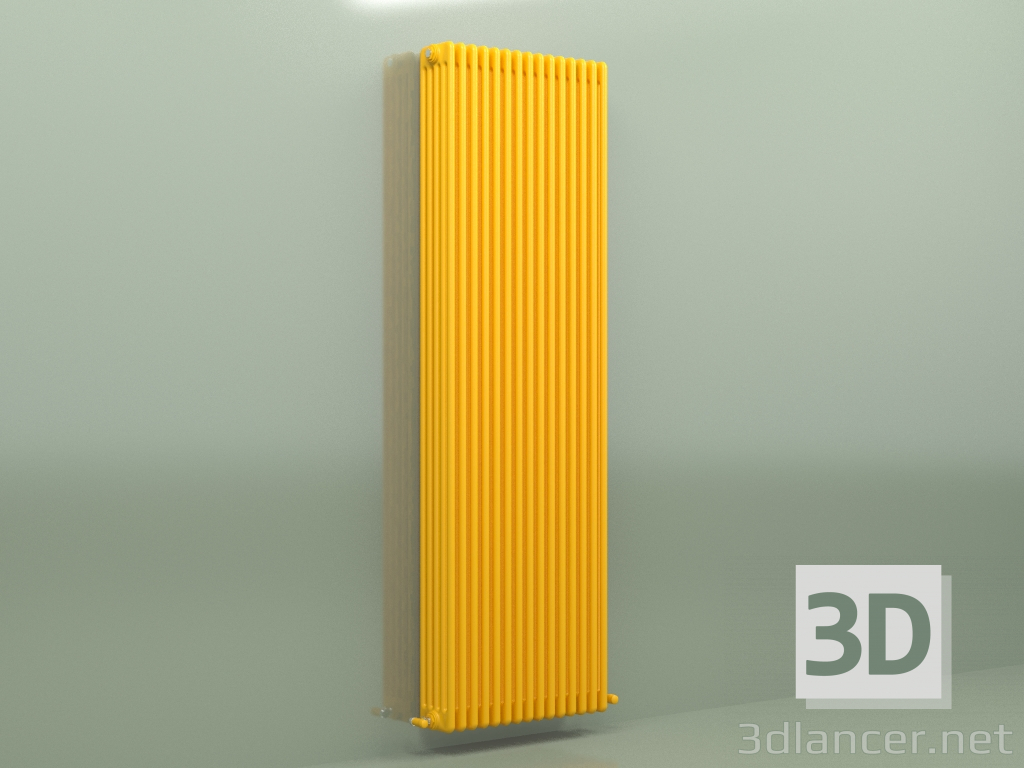 3d модель Радиатор TESI 5 (H 2200 15EL, Melon yellow - RAL 1028) – превью