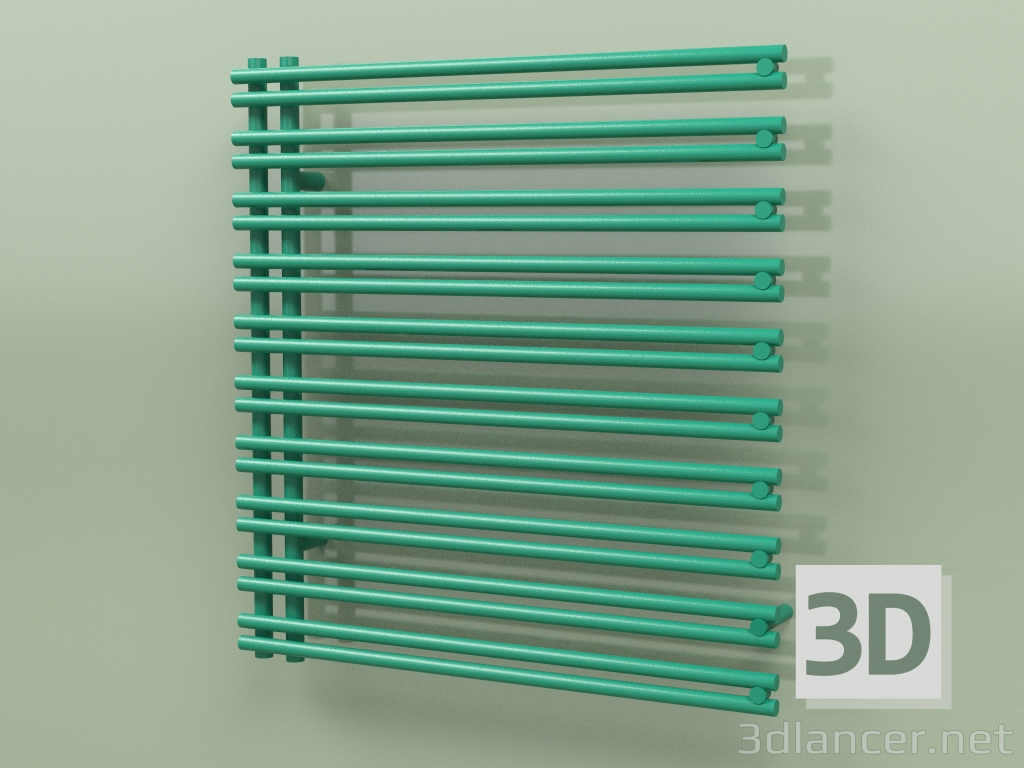 3d model Heated towel rail - Ratea (800 x 750, RAL - 6016) - preview