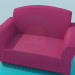 3d model Wide armchair - preview