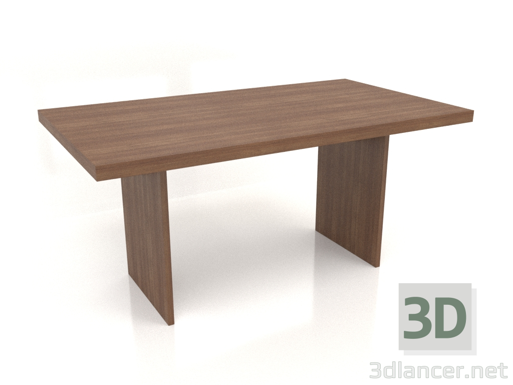 3D Modell Esstisch DT 13 (1600x900x750, Holzbraun hell) - Vorschau